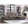 Alfio Taupe Sleeper Sofa - Image 4
