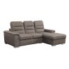 Alfio Taupe Sleeper Sofa - Image 2