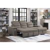 Alfio Taupe Sleeper Sofa - Image 5