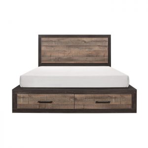 Miter Bed w/ Footboard Storage