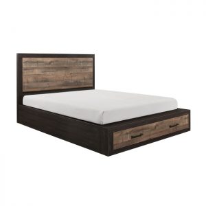Miter Bed w/ Footboard Storage