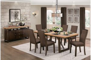 Compson 5pc Extension Dining Table Set